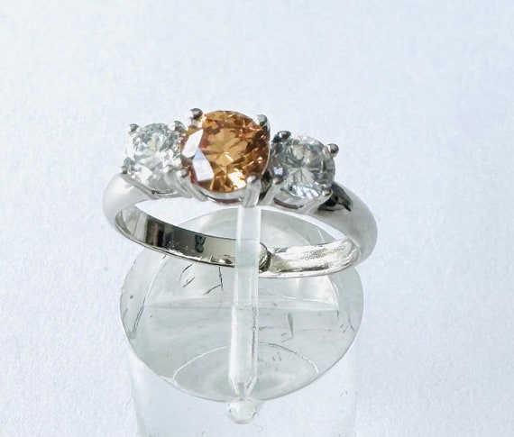 Traumhafter 925 Silber Ring mit Brillantschliff S… - image 4