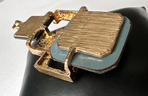 Vintage costume jewelry pendant from the 80s: mag… - image 8