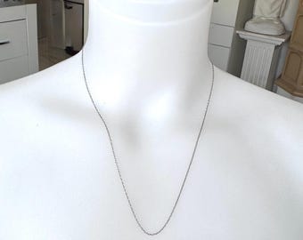 Vintage 835 silver chain, link chain, vintage designer jewelry, stamped EKW!