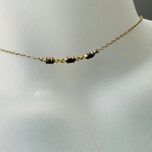 Elegant Art Deco necklace K&L Amerik necklace short 35 cm Kordes and Lichtenfels gold-plated chain