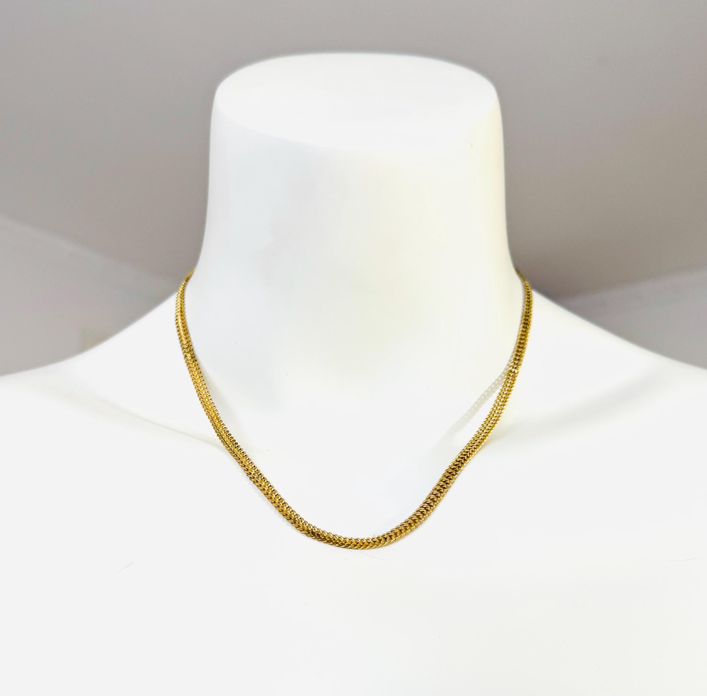 925 silver chain gold plated, stylish and high quality!