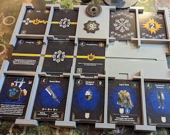 Monster Hunter World El juego de mesa - Bandeja de cartas de tablero de resistencia STL