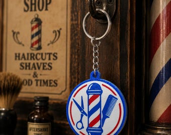 50er Pack Barber Shop NFC-Schlüsselanhänger | Zum Öffnen der Website antippen | Smarte Werbung & Kundenbindung