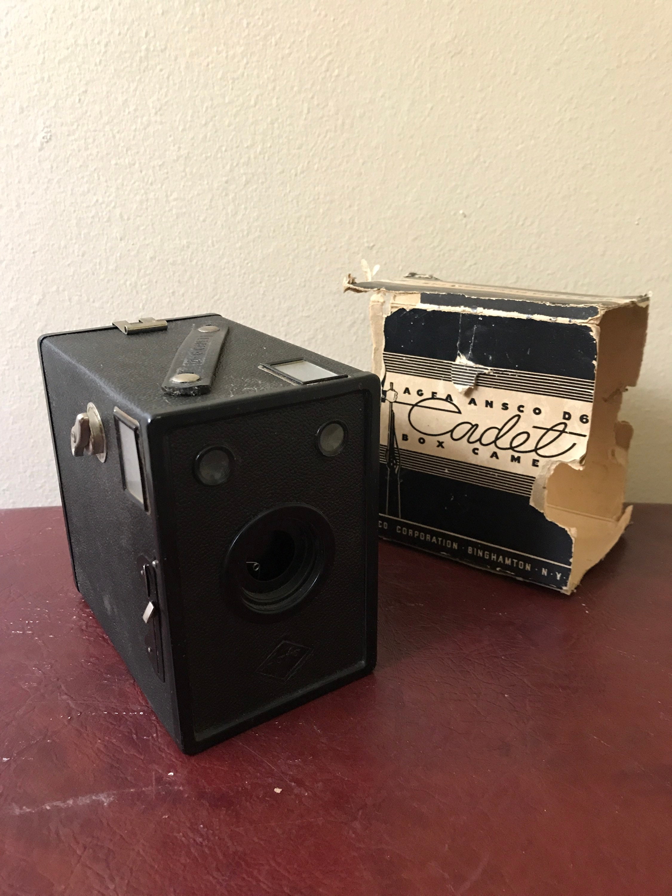Antique 1930s Camera Agfa Ansco Cadet D6 Camera With Box Etsy