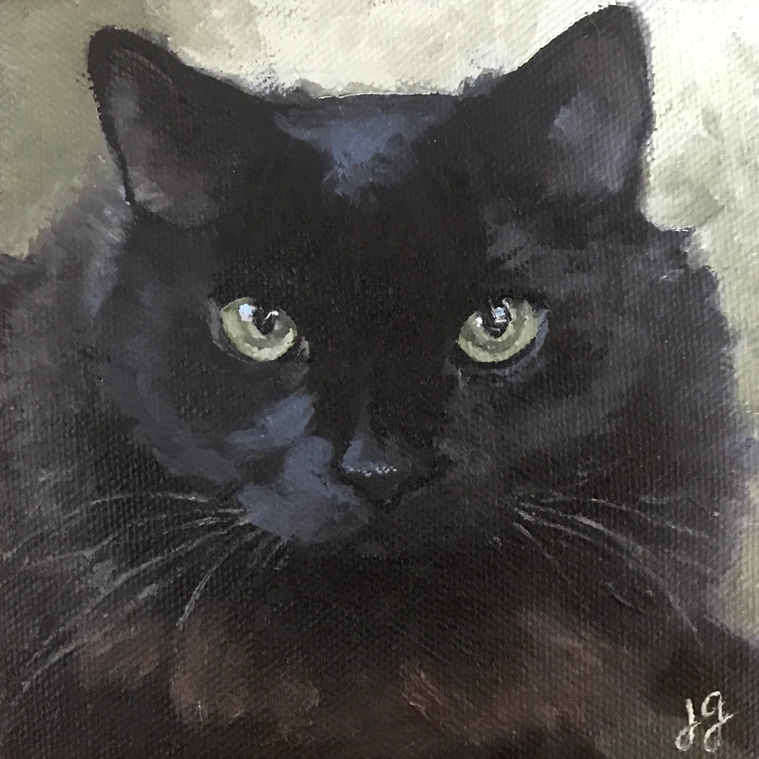 Custom Pet Portrait Oil Painting of Your Pet Etsy