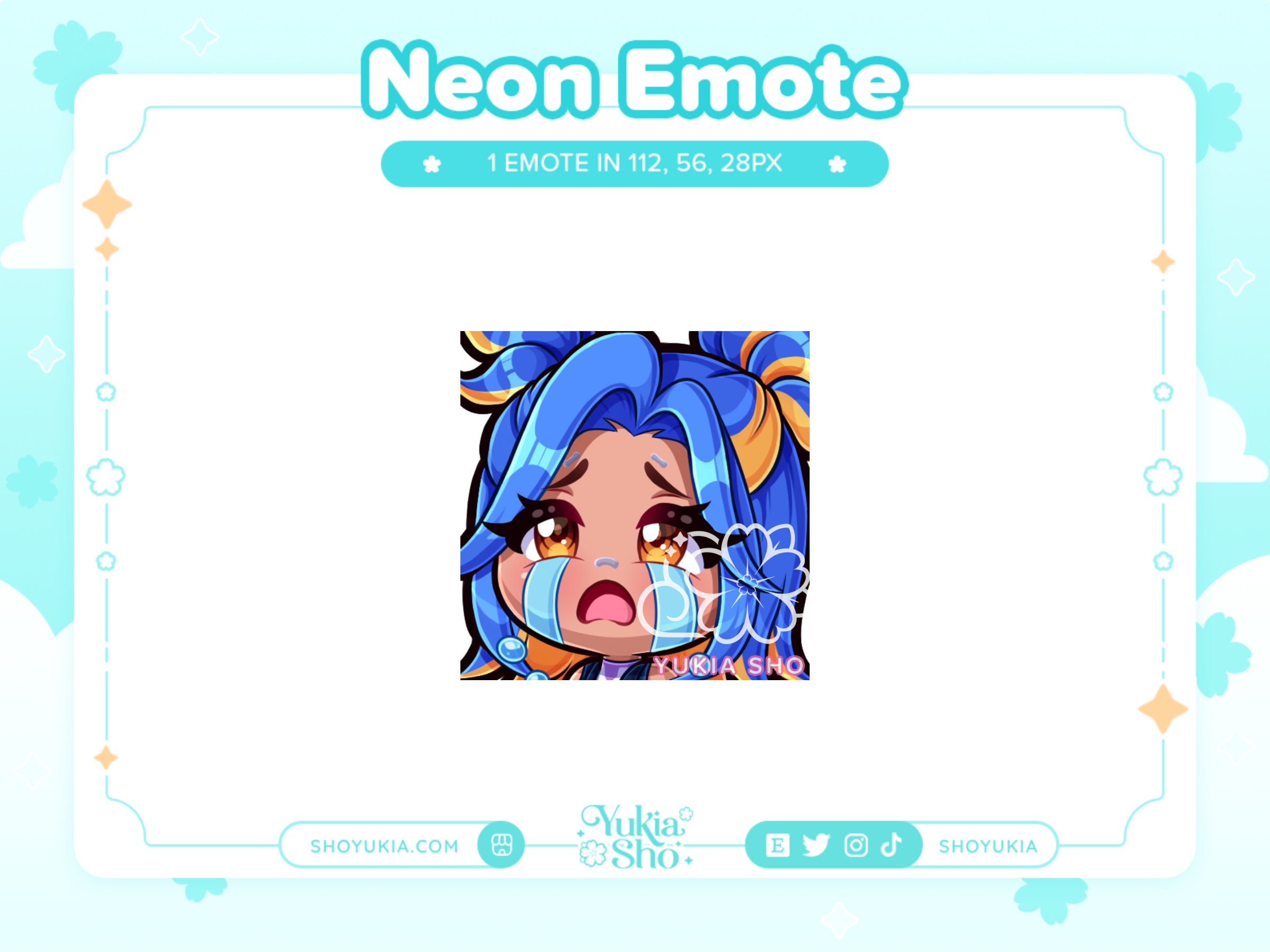 Buy Neon Cry Emote for Twitch/discord/youtube Custom Twitch Online in India  - Etsy