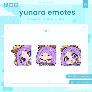 Twitch Emote Pack : Yunara  | LoL Emotes for Discord, YouTube & TikTok