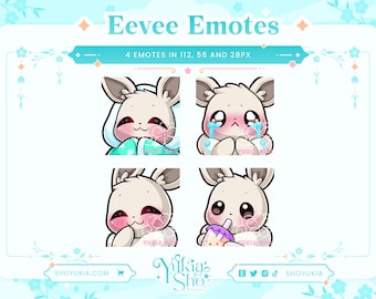 Shiny Evie Emote Set for Twitch/Discord/YouTube |  Custom Twitch Emotes | Discord Emotes | Game Emote | Discord Stickers | Stream Emotes