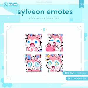 Sylvie Twitch Emote Pack  | Cute Emotes for Streamers, YouTube, Discord, Tiktok