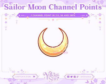 Usagi Channel Points for  Twitch | Twitch Channel Point Icon | Twitch Emotes | Stream Emotes |  Channel Point Redeem | Moon Channel Points