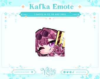 Kafka Credit Card Emote for Twitch/Discord/Youtube |  Custom Twitch Emotes | Discord Emotes | Discord Stickers | Stream Emotes