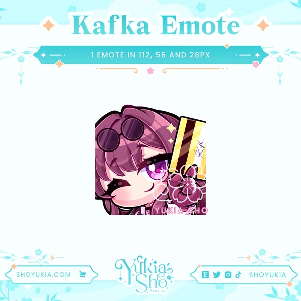 Kafka Credit Card Emote for Twitch/Discord/Youtube |  Custom Twitch Emotes | Discord Emotes | Discord Stickers | Stream Emotes