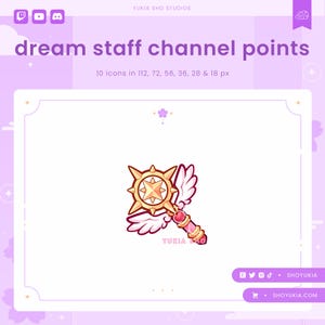 CC ドリーム スタッフ Twitch チャンネル ポイント アイコン | Twitch チャンネル ポイント アイコン | Twitch エモート | ストリーム エモート | チャンネル ポイント引き換え | ストリーム報酬