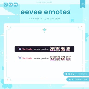Shiny Evie Twitch Emote Pack | Cute Emotes for Streamers, Youtube ...