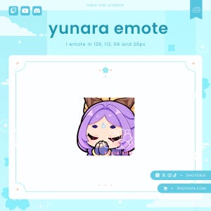 Twitch Emote: Yunara Prayge  | LoL Emote Pack for Discord, YouTube & TikTok