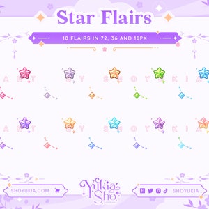 Star Twitch Sub Badge Flair | Bit Badges | Twitch Sub Badges | Twitch Flair | Badge Flair | Badge Flair Twitch | Cute Sub Badges