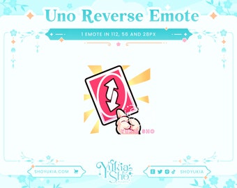 Rainbow Uno Reverse Card Animated Emote by jesthehuman