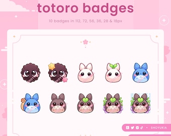 Waldgeist Twitch Sub Badges | Bit Badges & Channel Punkte für Discord