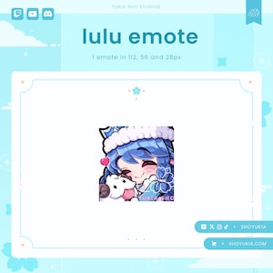 Lulu Hug Twitch Emote | Cute LoL Emote Pack for Streamers, YouTube, Discord, Tiktok