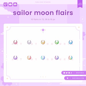 Twitch Badge Flair : Usagi  | Tiered Sub Icons for Streamers