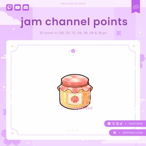 Twitch Channel Point Icon : Apple Jam | Streamer Emotes, Sub Badges for Discord & YouTube