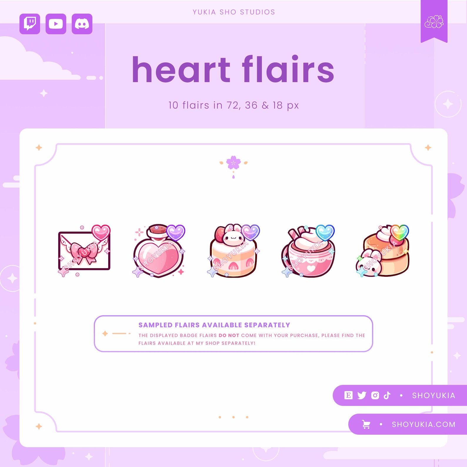 Sweetheart Twitch Sub Badges | Bit Badges & Channel Points for Discord ...