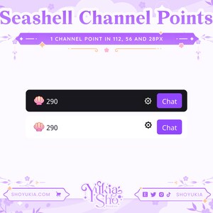 Seashell pink Channel Points for Twitch Twitch Channel Point Icon ...