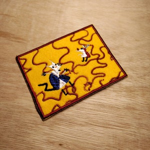 Worker vs Parasite Simpsons Felt Patch 4&quot;