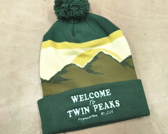 Twin Peaks mountain beanie