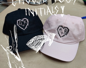 Personalised tree cut heart cap