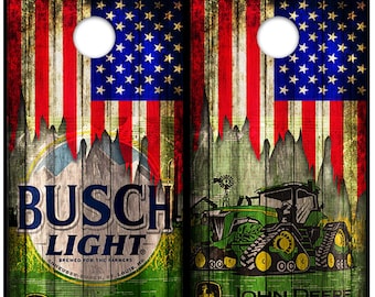 Busch Light John Deere Cornhole Wrap - Etsy