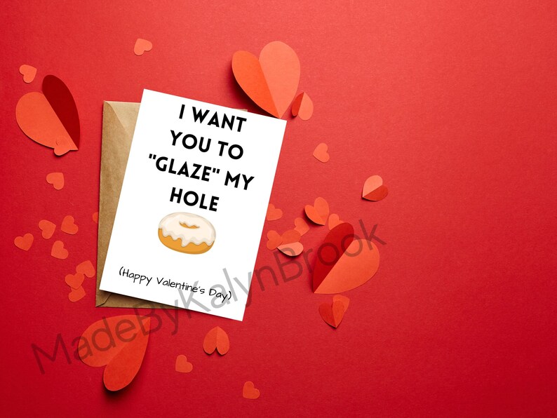 Naughty Valentine's Day Card, Printable Card, Valentine's Day Gift for ...