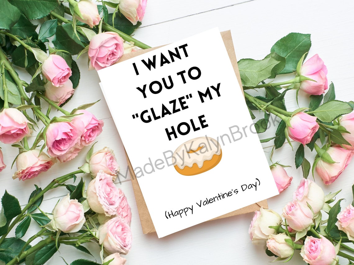 Naughty Valentine's Day Card, Printable Card, Valentine's Day Gift for ...