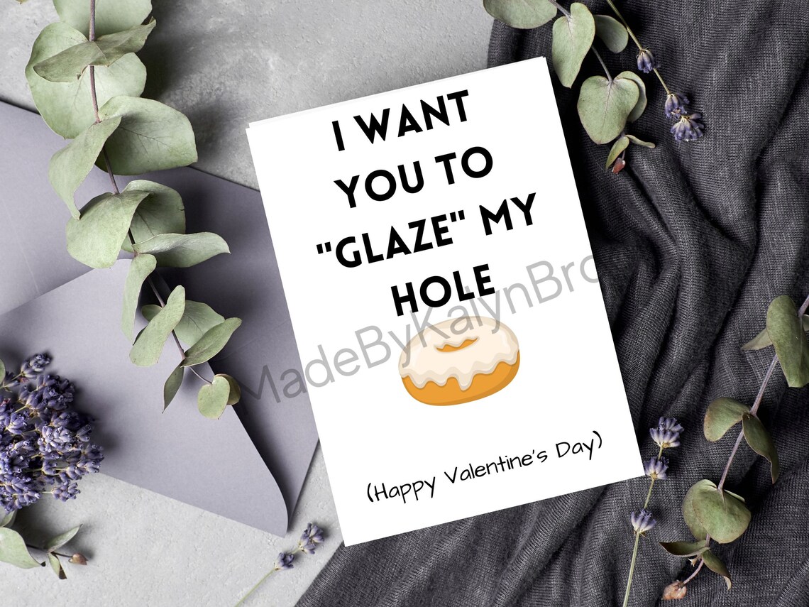 Naughty Valentine's Day Card, Printable Card, Valentine's Day Gift for Him - Etsy
