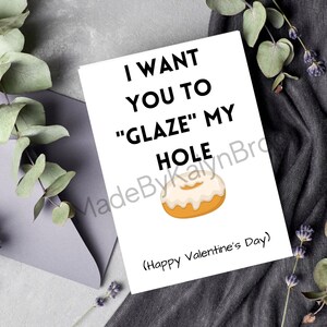 Naughty Valentine's Day Card, Printable Card, Valentine's Day Gift for ...