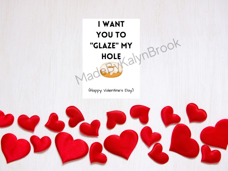 Naughty Valentine's Day Card, Printable Card, Valentine's Day Gift for ...
