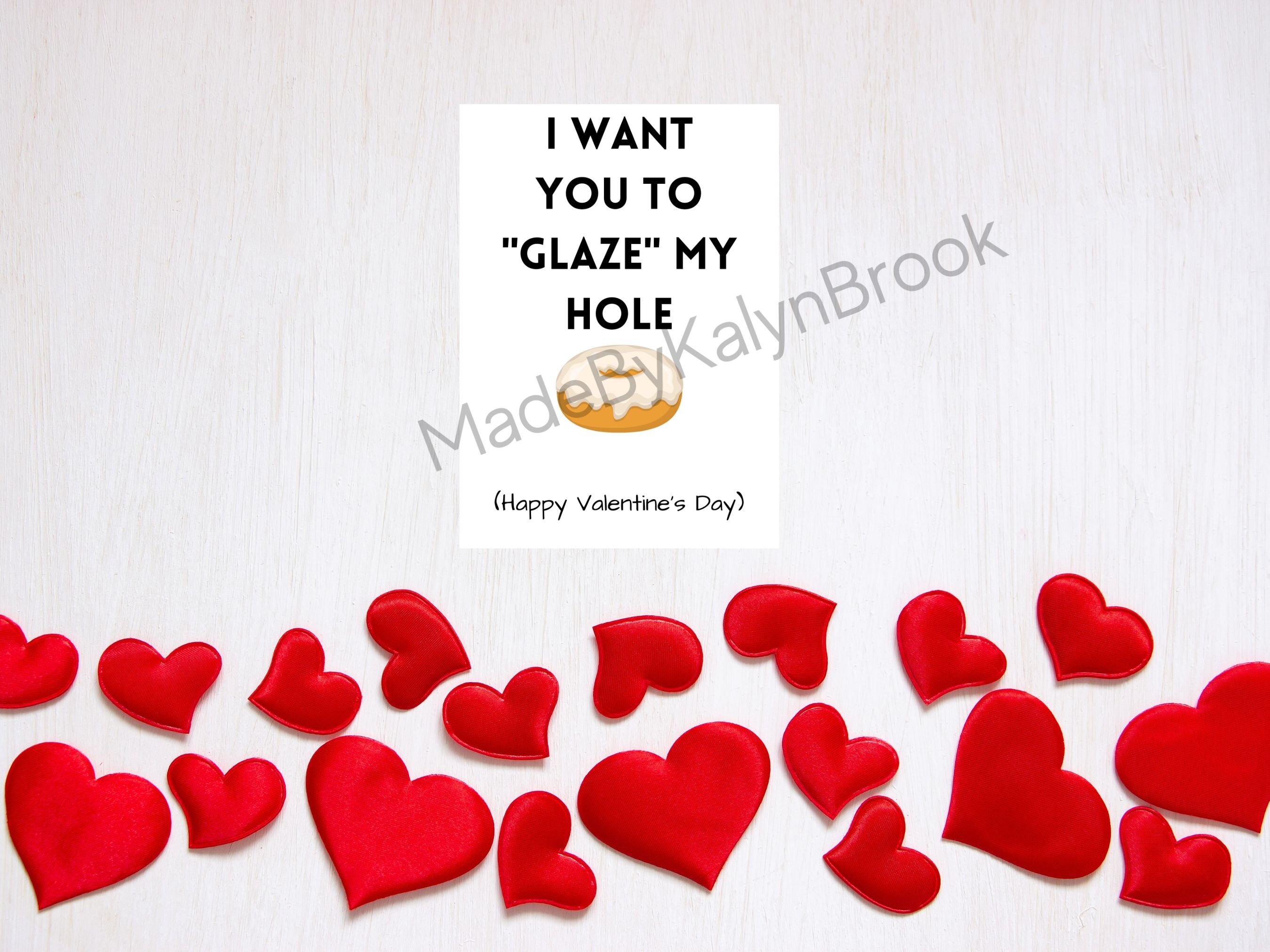 Naughty Valentine's Day Card, Printable Card, Valentine's Day Gift for ...