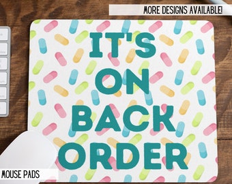 Pharmacy Sayings Mouse Pads-Pharmacy Student Gift-Pharmacy Supplies-PharmD Gift-Pharmacist Gift-Eat Sleep Pharmacy-Pharmacy Gift Exchange