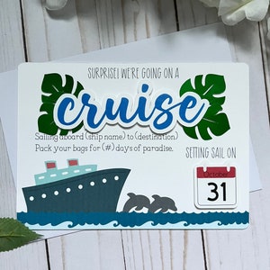 Cruise Vacation Reveal-- Cruise Announcement-Family Trip 2022-Vacation Announcement-Travel Surprise-Mexico Vacation-Caribbean Vacation