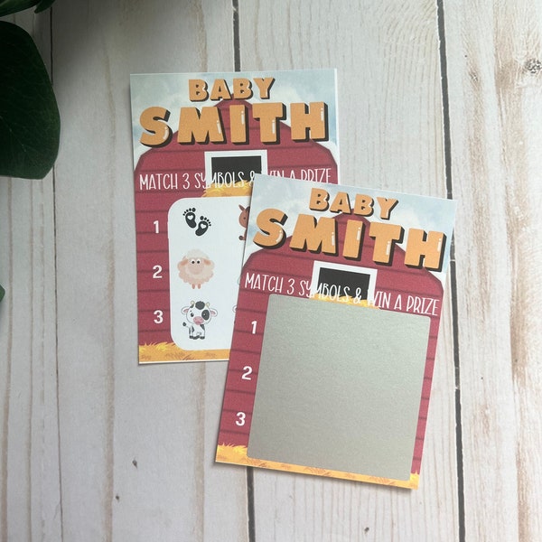 Baby Shower Lotto Ticket Favors Etsy