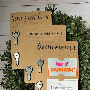 Assortiment vertical de 12 cartes Home Sweet Home -- Porte-cartes pour agent immobilier-Cadeau d'acheteur de maison-Cadeau de clôture-Carte postale immobilière-Joyeux jour de clôture