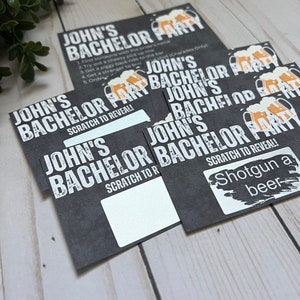 Bachelor Scratch Off Scavenger HuntBachelor Weekend-Beach Bachelor-Bachelor Hunt-Bachelor Game-Bachelor Party Games-Bachelor Party Task image 2