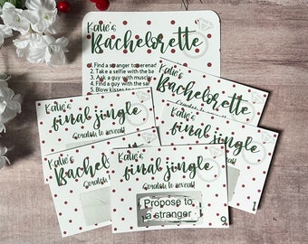 Christmas Bachelorette Scavenger Hunt--Bachelorette Weekend-Bachelorette Hunt-Bachelorette Game-Drink Up Grinches-Final Jingle