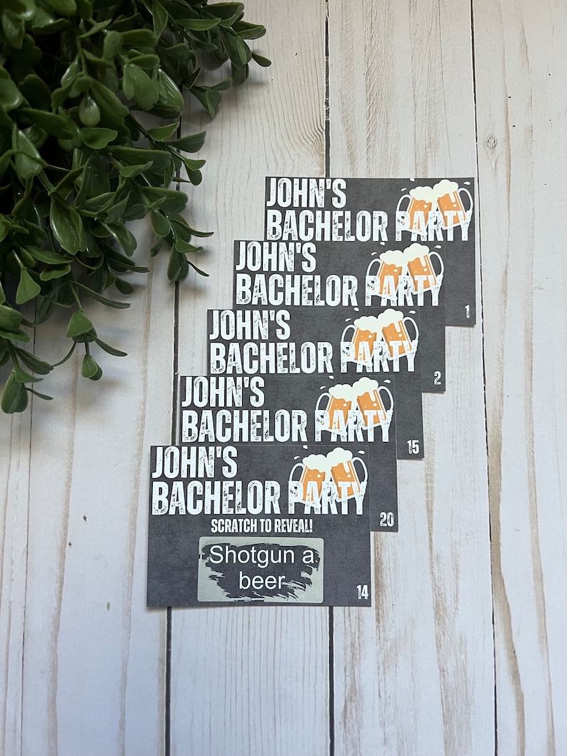 Bachelor Scratch Off Scavenger HuntBachelor Weekend-Beach Bachelor-Bachelor Hunt-Bachelor Game-Bachelor Party Games-Bachelor Party Task image 3