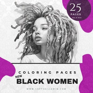 Coloring Pages, New Black Women