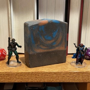 Wizard's Library Soap: Scent of Tanned Leather, Old Parchment, and Musk | Dungeons & Dragons Handmade Soap