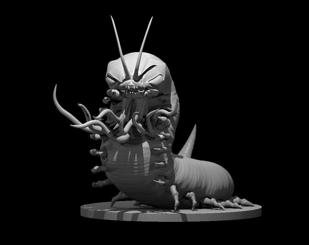 Carrion Crawler Large Monstrosity Dnd 5e Mz4250 28mm - Etsy Hong Kong