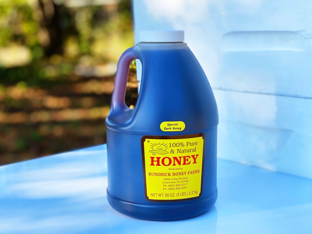 80oz Special Dark Wildflower Honey raw Unprocessed Etsy
