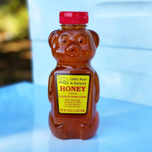 24oz Wildflower Honey (Raw + Unprocessed)