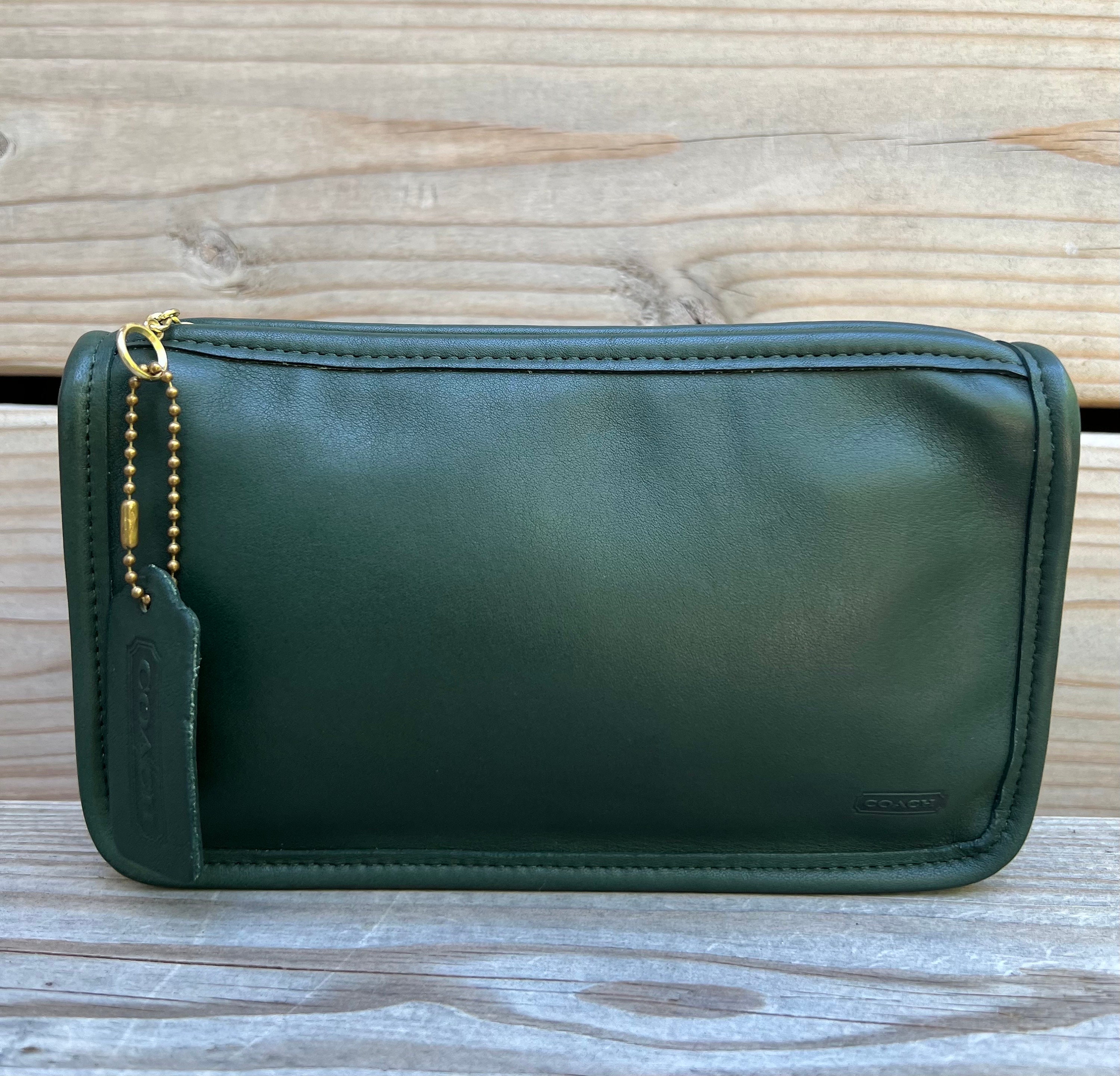 バッグ Vintage Coach Chunky Case makeup Pouch New 90s Red Vintage COACH Chunky Case Makeup Cosmetics Money